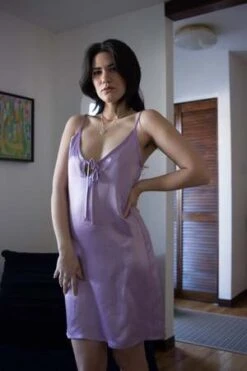 Eliza FaulknerDrew Slip Dress - Lilac -AGOLDE Store Eliza Faulkner Drew Slip Dress Lilac 20230317194354
