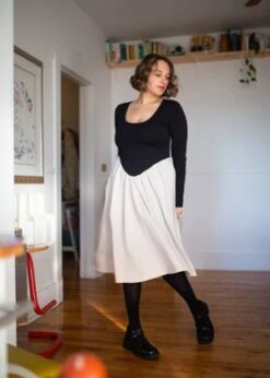 Eliza FaulknerJoan Dress - Black/Cream 20 Eliza FaulknerJoan Dress - Black/Cream -AGOLDE Store Eliza Faulkner Joan Dress Black Cream 20231027184826 1