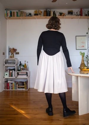 Eliza FaulknerJoan Dress - Black/Cream 6 Eliza FaulknerJoan Dress - Black/Cream - Image 4