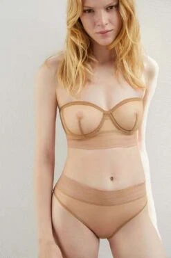 Else Bare Underwire Strapless Bra - Caramel -AGOLDE Store Else Bare Underwire Strapless Bra Caramel 20230710201031