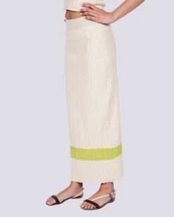 Rita RowElvia Knit Skirt - Beige -AGOLDE Store Elvia knit skirt in beige 20210331203204