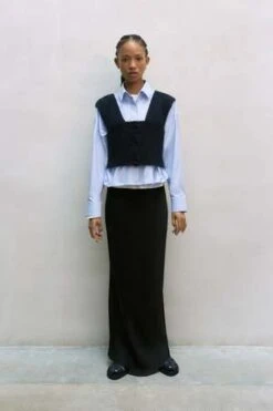 CorderaFLUID ASYMMETRIC SKIRT - Black -AGOLDE Store FLUID ASYMMETRIC SKIRT 20230923140655 2