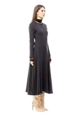 Toit VolantFRANKY DRESS - VINTAGE CHARCOAL -AGOLDE Store FRANKY DRESS 20231012061334 1