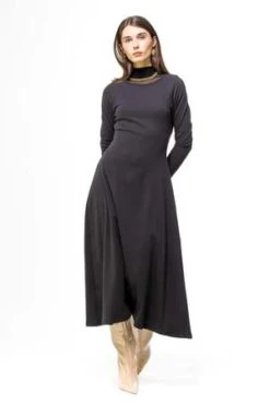 Toit VolantFRANKY DRESS - VINTAGE CHARCOAL -AGOLDE Store FRANKY DRESS 20231012061334 2