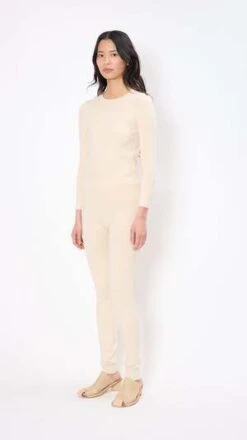 Lauren ManoogianFine Mesh Leggings - Natural -AGOLDE Store Fine Mesh Leggings in Natural 20230413012220 2