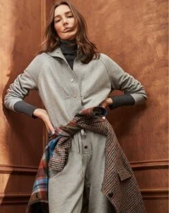 Veronica BeardFinn Jumpsuit - Heather Grey -AGOLDE Store Finn Jumpsuit in Heather Grey 20211004095111 2