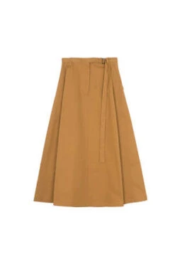 SAYAKA DAVISFlared Long Skirt - Camel -AGOLDE Store Flared Long Skirt in Camel 20230903061436 3