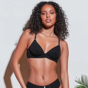 Fleur Du MalFleur Du Mal Organic Cotton Underwire Bra - Black 3 Fleur Du MalFleur Du Mal Organic Cotton Underwire Bra - Black - Image 2