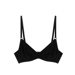 Fleur Du MalFleur Du Mal Organic Cotton Underwire Bra - Black 7 Fleur Du MalFleur Du Mal Organic Cotton Underwire Bra - Black - Image 6