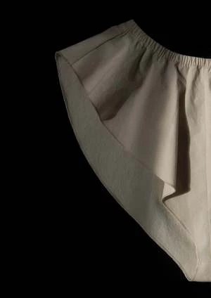 Modern WeavingFlutter Shortie Parchment Poplin - Eggshell 9 Modern WeavingFlutter Shortie Parchment Poplin - Eggshell - Image 7