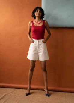 Penny SageFreddie Shorts - Ivory