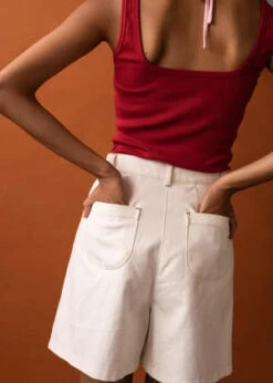 Penny SageFreddie Shorts - Ivory -AGOLDE Store Freddie Shorts Ivory 20230920002943 1