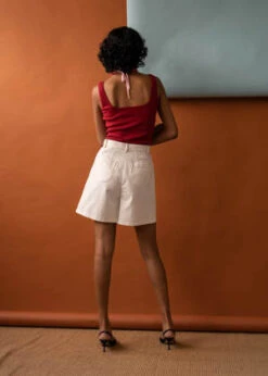 Penny SageFreddie Shorts - Ivory -AGOLDE Store Freddie Shorts Ivory 20230920002943 2