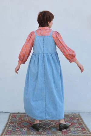 Rachel ComeyFresco Vista Denim Dress - Celeste 5 Rachel ComeyFresco Vista Denim Dress - Celeste - Image 3