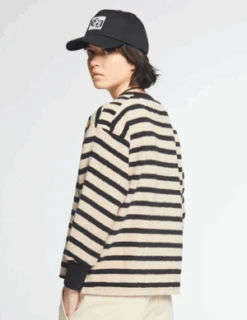 Girls Of DustBrutus Stripe Tshirt - Black/Oatmeal 9 Girls Of DustBrutus Stripe Tshirt - Black/Oatmeal -AGOLDE Store G O D Brutus Stripe 20230926061652 1