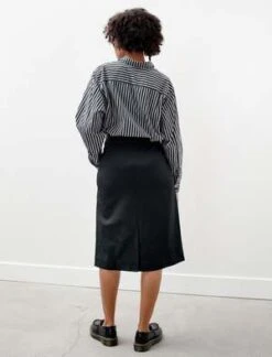 Studio NicholsonGado Dry Wool Twill Zip Skirt - Black -AGOLDE Store Gado Dry Wool Twill Zip Skirt Black 20221104232817 1