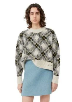 GanniTwill Wool Suiting Mini Skirt - Heather -AGOLDE Store Ganni Twill Wool Suiting Mini Skirt Heather 20230909001006 2