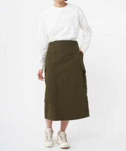 GramicciNylon Tussah Covertible Apron Dress - Deep Olive -AGOLDE Store Gramicci NYLON TUSSAH COVERTIBLE APRON DRESS DEEP OLIVE 20230929065217 2