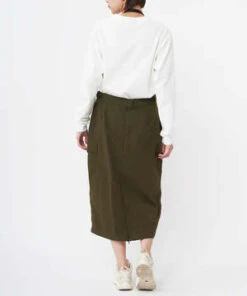 GramicciNylon Tussah Covertible Apron Dress - Deep Olive -AGOLDE Store Gramicci NYLON TUSSAH COVERTIBLE APRON DRESS DEEP OLIVE 20230929065218