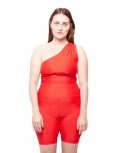 HauslabelONE SHOULDER ASYMMETRICAL TOP - REDCOAT -AGOLDE Store HA 008 ONE SHOULDER ASYMMETRICAL TOP REDCOAT 20221227192216