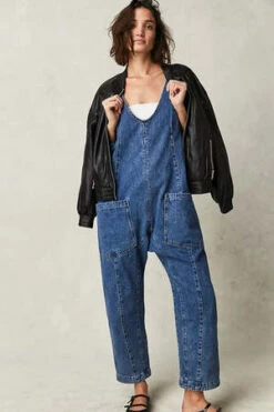 Free PeopleHigh Roller Jumpsuit - Sapphire Blue -AGOLDE Store High Roller Jumpsuit 20231029035713 3