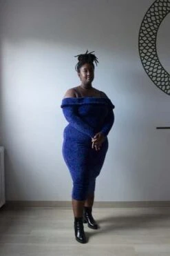 Hilary MacMillanCuff Sweater Dress