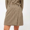 HolzweilerErina Check Skirt - Beige -AGOLDE Store Holzweiler Erina Check Skirt Beige 20221115210204