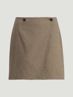 HolzweilerErina Check Skirt - Beige -AGOLDE Store Holzweiler Erina Check Skirt Beige 20221115210208
