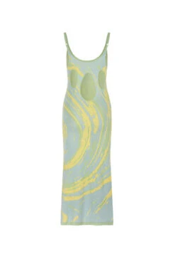 House Of SunnyCypress Hockney Dress - Cucumber -AGOLDE Store House of Sunny Cypress Hockney dress green 20230426060821