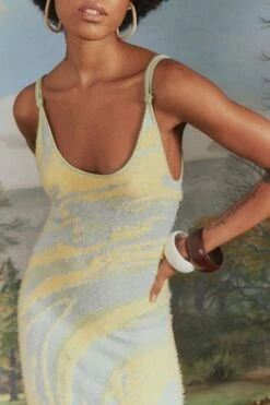 House Of SunnyCypress Hockney Dress - Cucumber -AGOLDE Store House of Sunny Cypress Hockney dress green 20230426060822