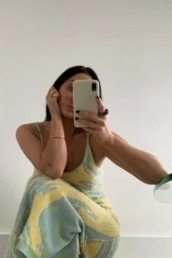 House Of SunnyCypress Hockney Dress - Cucumber -AGOLDE Store House of Sunny Cypress Hockney dress green 20230426060824 1