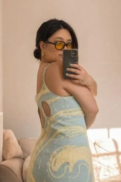 House Of SunnyCypress Hockney Dress - Cucumber -AGOLDE Store House of Sunny Cypress Hockney dress green 20230426060826 1