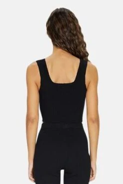 Cotton CitizenIbiza Square Neck Tank - Jet Black -AGOLDE Store Ibiza Square Neck Tank Jet Black 20221209120936