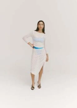 Best Seller -AGOLDE Store Impression Lace Skirt Ivory 20230913125409