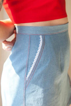 Hannah IsoldeJESSICA Skirt - Denim -AGOLDE Store JESSICA Skirt Denim 20230421183316 2