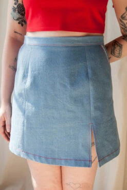 Hannah IsoldeJESSICA Skirt - Denim -AGOLDE Store JESSICA Skirt Denim 20230421183316 3