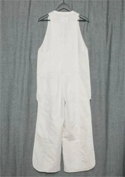 BERENIKNATURAL LINEN LONG SLEEVELESS SIDE SLOTS JUMPSUIT - White -AGOLDE Store JUMPSUIT LONG SLEEVELESS SIDE SLOTS NATURAL LINEN white 20210520203556