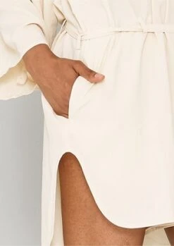 BERENIKSHORT LOOSE BELT JUMPSUIT - Creme -AGOLDE Store JUMPSUIT SHORT LOOSE BELT creme 20180924181606 4