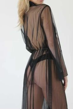 Beverly Hills LingerieJacques Robe - Black -AGOLDE Store Jacques Robe 20230222225116 2