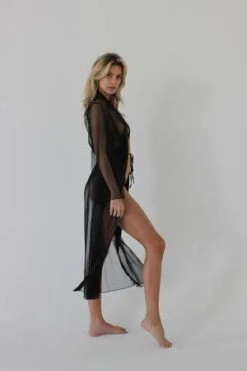 Beverly Hills LingerieJacques Robe - Black -AGOLDE Store Jacques Robe 20230222225116