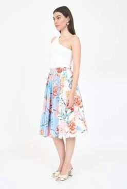 CHRISTY LYNNJoanna Skirt - Blue Garden -AGOLDE Store Joanna Skirt Blue Garden 20230130225817 2
