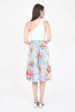 CHRISTY LYNNJoanna Skirt - Blue Garden -AGOLDE Store Joanna Skirt Blue Garden 20230130225817 3