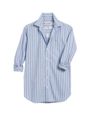 Frank & EileenJoedy Button Up - Green/Blue Stripe 3 Frank & EileenJoedy Button Up - Green/Blue Stripe