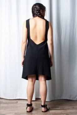 KAAREMBeryl Low Back Dress - Black -AGOLDE Store KAAREM Beryl Low Back Dress Black 20190318185431 1