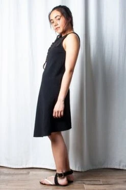 KAAREMBeryl Low Back Dress - Black -AGOLDE Store KAAREM Beryl Low Back Dress Black 20190318185431