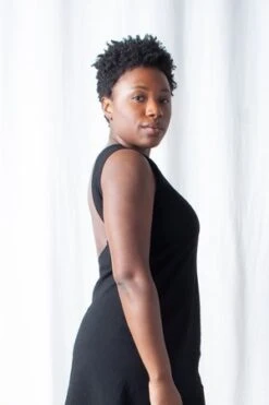 KAAREMBeryl Low Back Dress - Black -AGOLDE Store KAAREM Beryl Low Back Dress Black 20190318185432