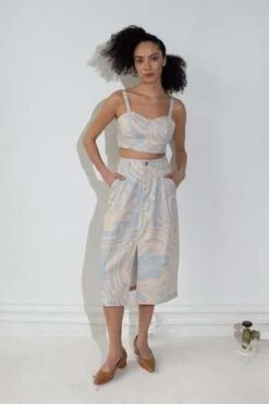 Untitled In MotionKandran Skirt - Nuva Sky -AGOLDE Store Kandran Skirt Nuva Sky 20230223191356 1