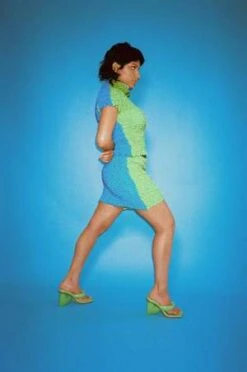 KkCoSPLIT POPCORN MINI SKIRT - Multi -AGOLDE Store KkCo SPLIT POPCORN MINI SKIRT Multi 20230615192745