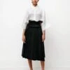 HacheKnit Combo Kilt Skirt - Black/Navy -AGOLDE Store Knit Combo Kilt Black Navy 20201212203131