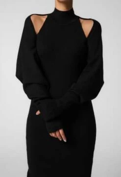 NKCKnit Dress - Black -AGOLDE Store Knit Dress in Black 20231101213043 2